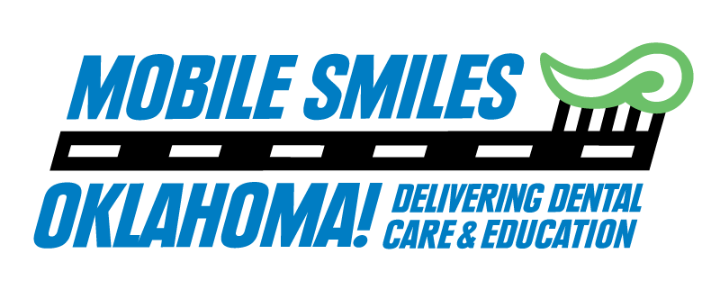 Mobile Smiles Oklahoma logo in blue